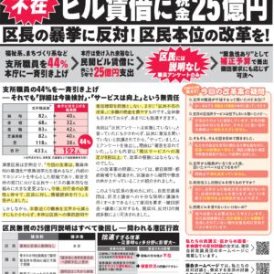 区ホームページでの問題点